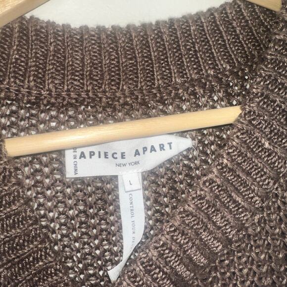Apiece Apart Brown Knit Tank Top - Picture 3 of 6